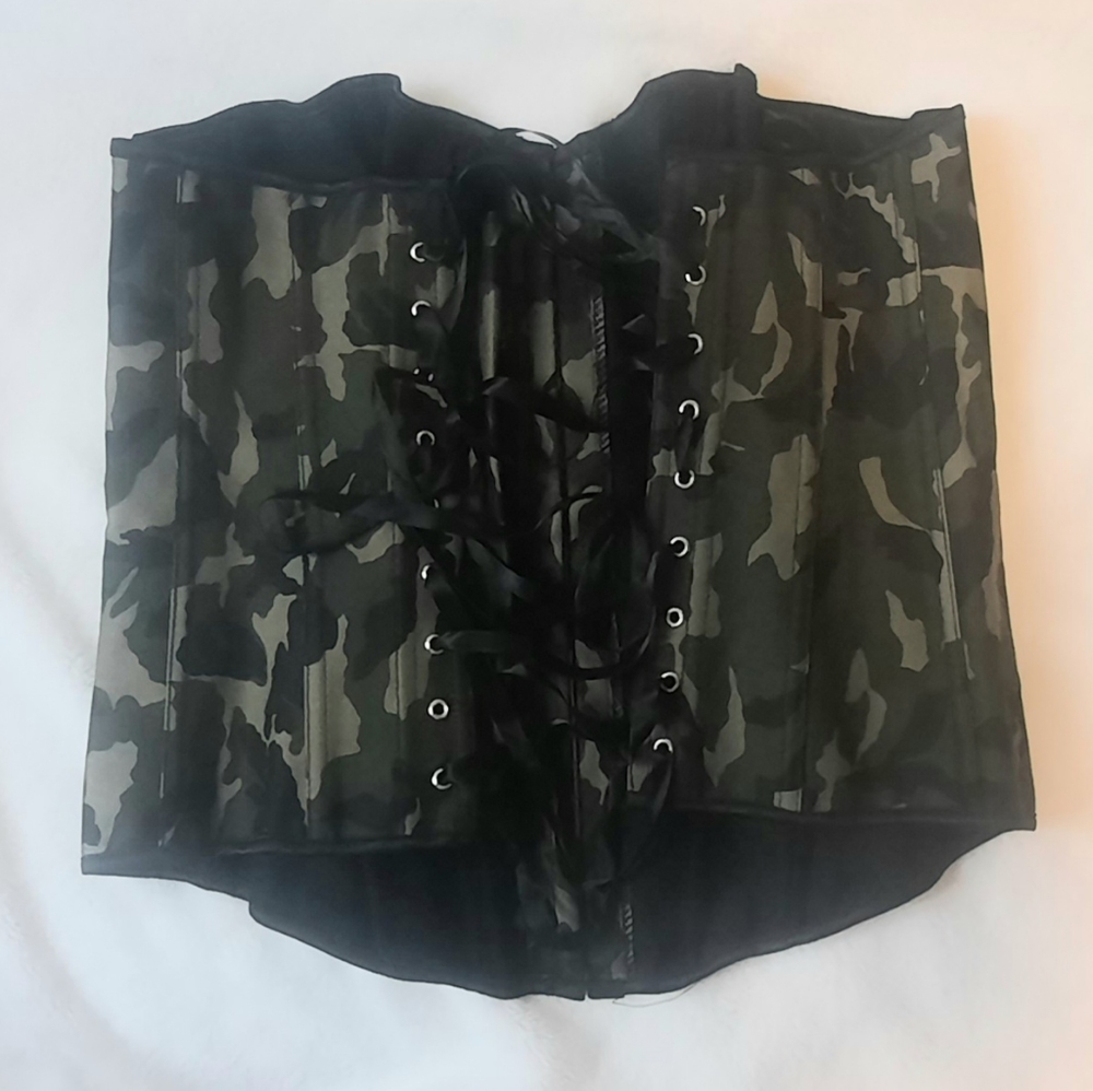 Camouflage corset - Picture 3 of 3